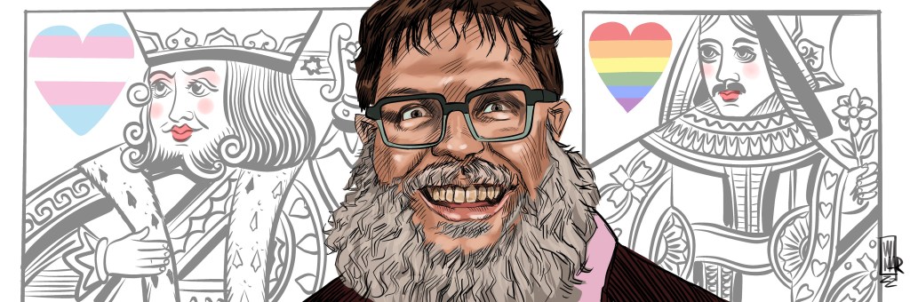 "Larry y sus juegos de locura" Ilustración de Wimar Verdecia